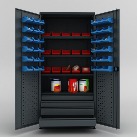 AĞIR ENDÜSTRİYEL MALZEME DOLABI KRM.36.24.26