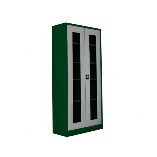 Camlı dosya ve malzeme dolabı