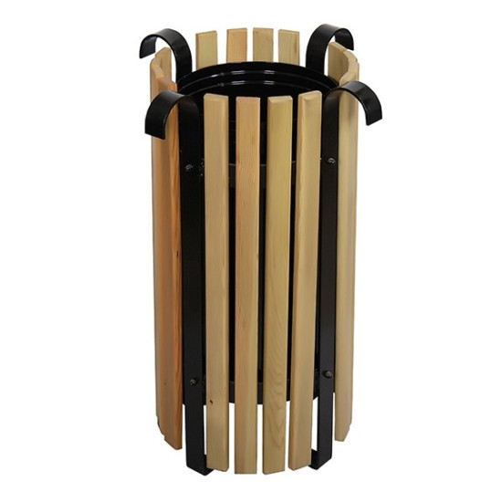 KAB-507 AHŞAPLI DIŞ MEKAN ÇÖP KUTUSU