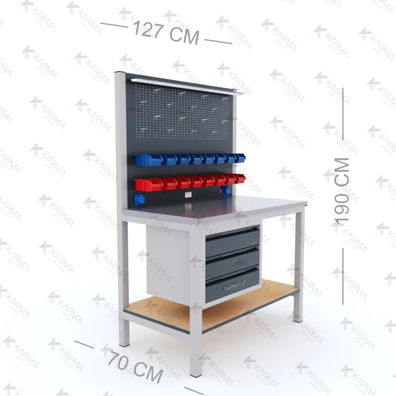 KAMPANYALI 1.25 MT KARMA ÇALIŞMA TEZGAHI