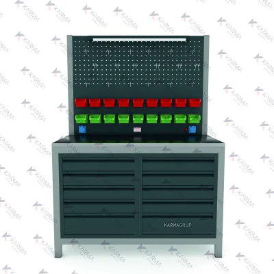 Karma 130cm 10 Çekmeceli̇ Çalışma Tezgahı