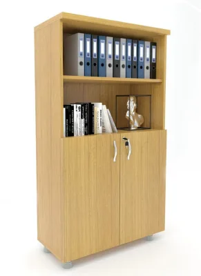 Kapaklı ki̇Taplık Dosya Dolabı Teak - 80x38x153