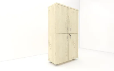 4 Kapaklı ki̇Taplık Dosya Dolabı Meşe - 80x38x153