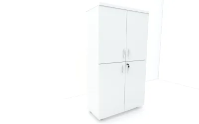 4 Kapaklı ki̇Taplık Dosya Dolabı Beyaz - 80x38x153