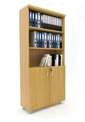 Kapaklı ki̇Taplık Dosya Dolabı Teak - 80x38x188