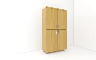 Modüler Dünyası 4 Kapaklı ki̇Taplık Dosya Dolabı Teak - 80x38x153