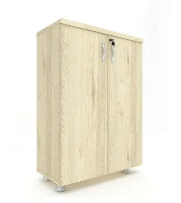 Kapaklı ki̇Taplık Dosya Dolabı Meşe - 80x38x117