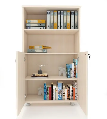 Kapaklı ki̇Taplık Dosya Dolabı Akça - 80x38x153
