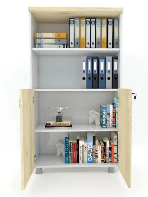 Kapaklı ki̇Taplık Dosya Dolabı - 80x38x153