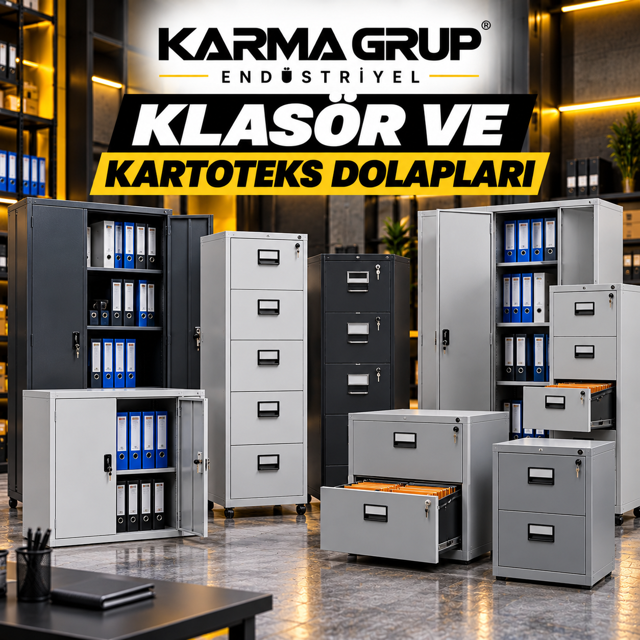 Klasör Ve Kartoteks Dolapları